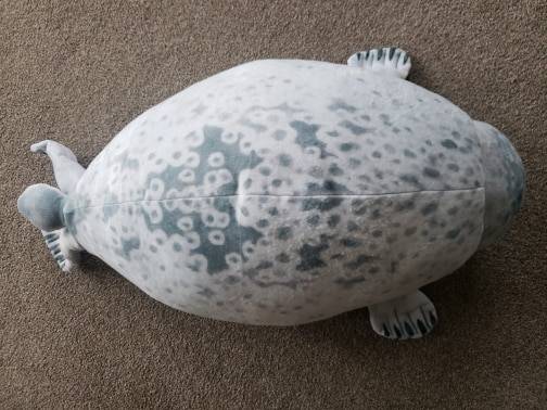 squishy seal plush