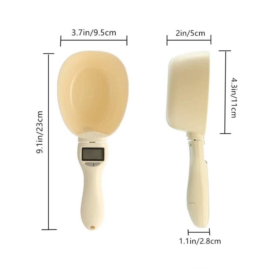 Pet Food Measuring Spoon With LED Display Accessories Pet Food Measuring Spoon With LED Display Accessories
