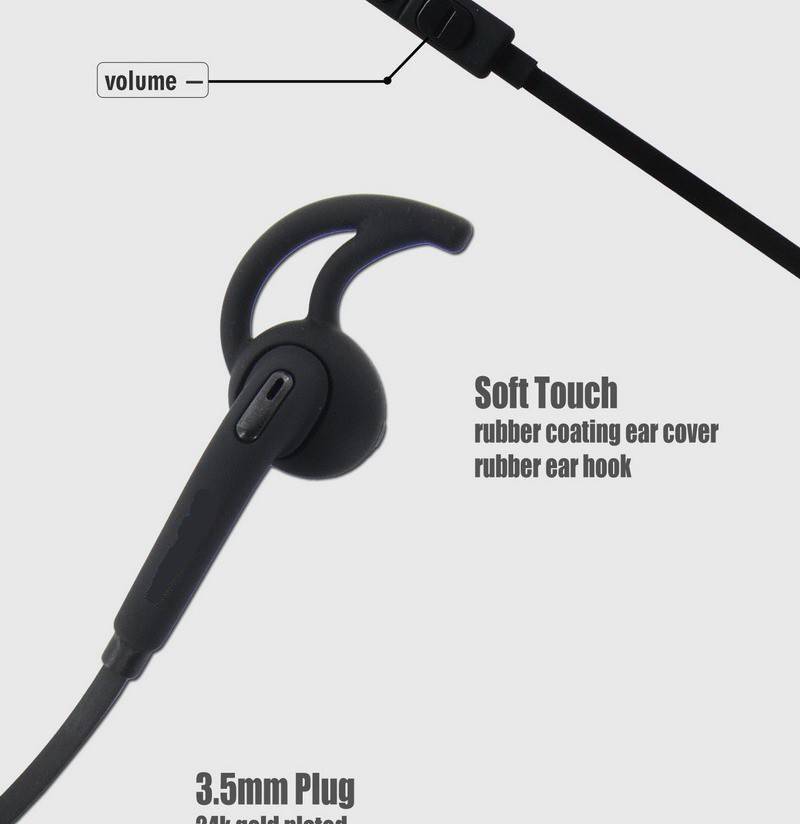 Earphone With Volume Control And Microphone